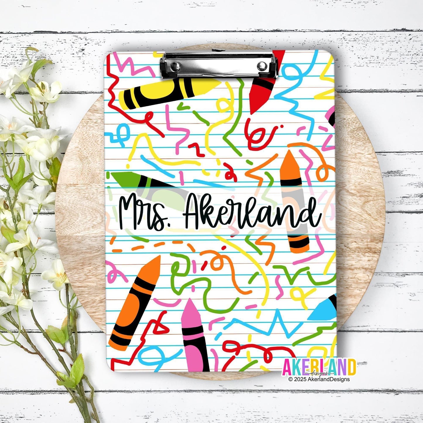 Personalized Teacher Clipboard with Personalization on both sides FRONT AND BACK Teacher Appreciation Gift - Back to school gift
