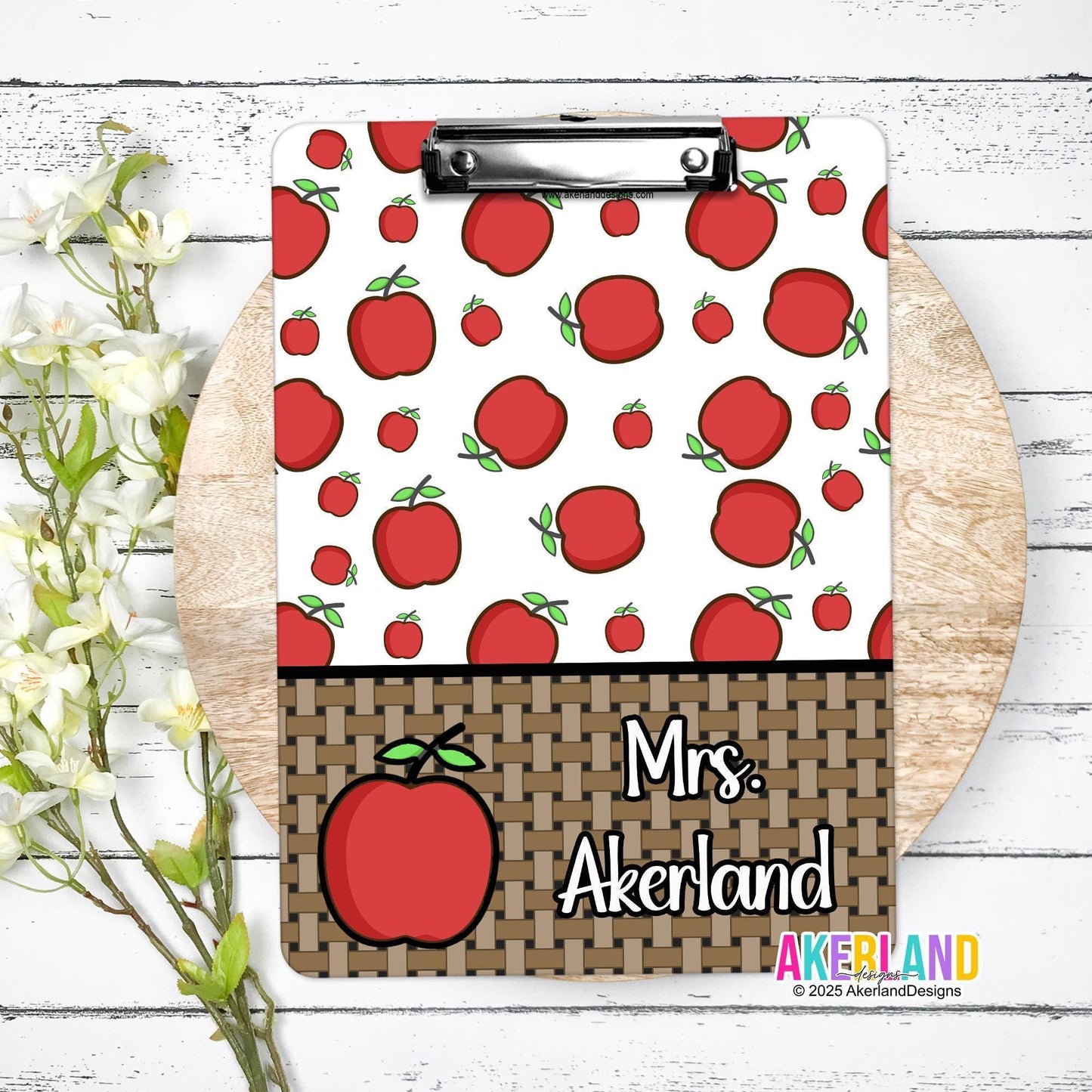 Personalized Teacher Clipboard with Personalization on both sides FRONT AND BACK are the same, Teacher Appreciation Gift Back to school gift