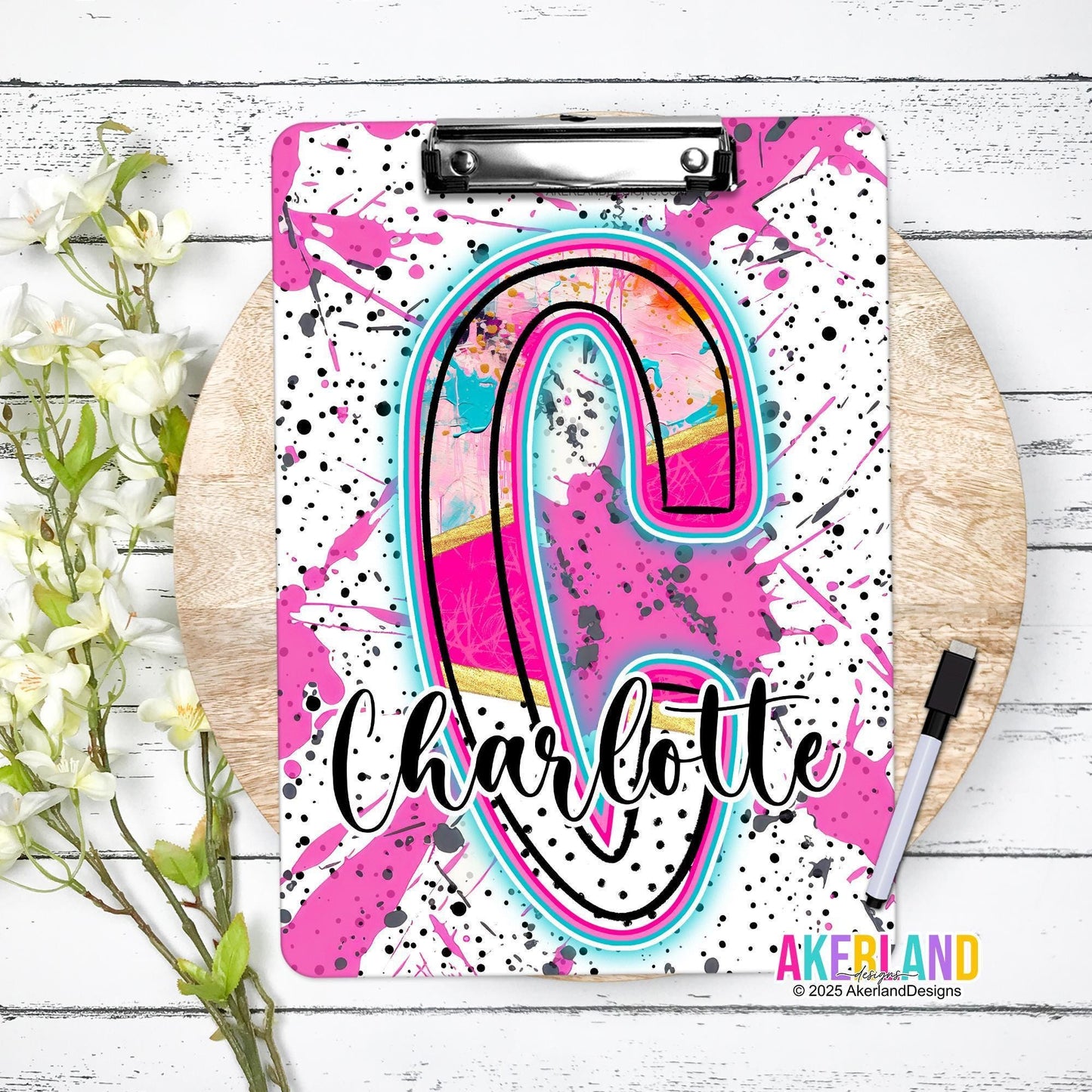 Teacher Double Sided Dry Erase Clipboard, Teacher Appreciation Gift, 9x12.5in, Teacher Clipboard, Student Clipboard