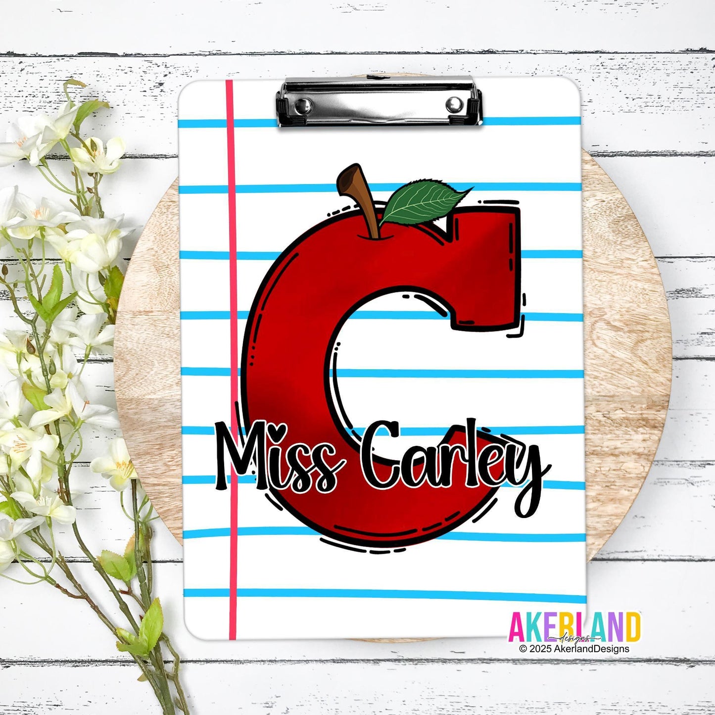 Personalized Teacher Clipboard with Personalization on both sides FRONT AND BACK Teacher Appreciation Gift - Back to school gift