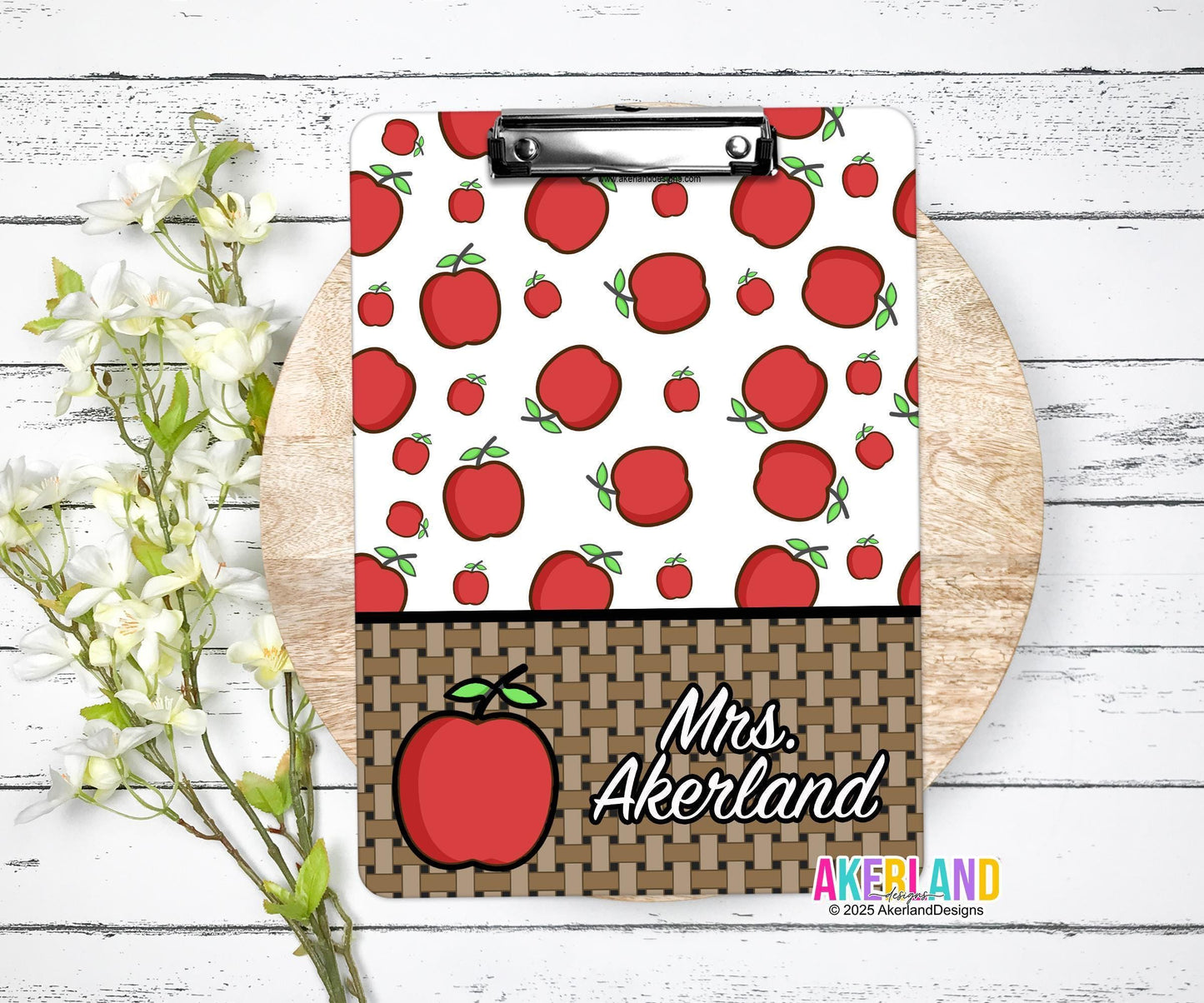 Personalized Teacher Clipboard with Personalization on both sides FRONT AND BACK are the same, Teacher Appreciation Gift Back to school gift