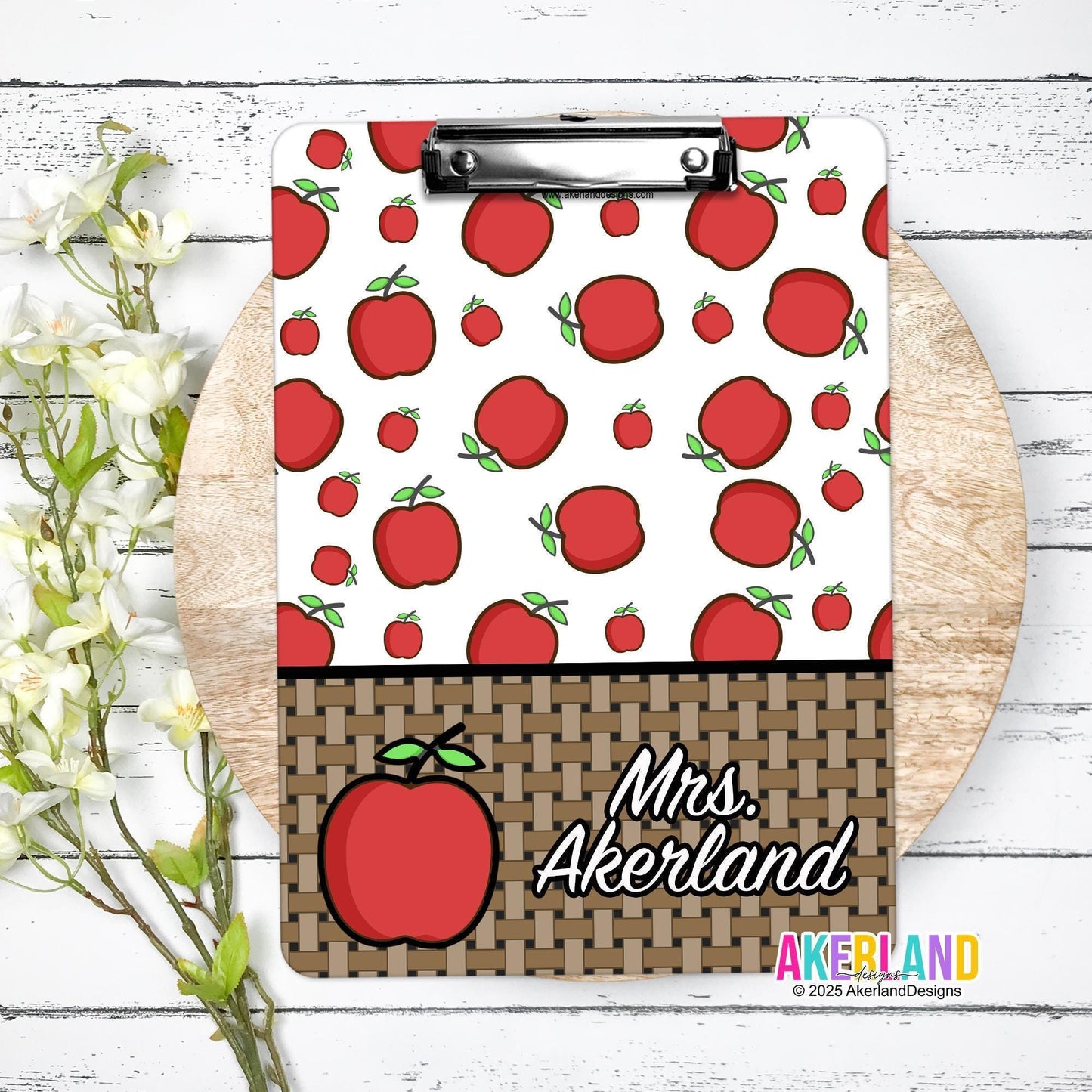 Personalized Teacher Clipboard with Personalization on both sides FRONT AND BACK are the same, Teacher Appreciation Gift Back to school gift