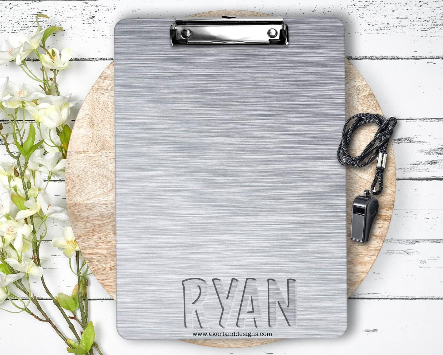 Father's Day Clipboard - HEAVY DUTY 5mm Thick Clipboard - Personalize with a name or phrase - Single Sided