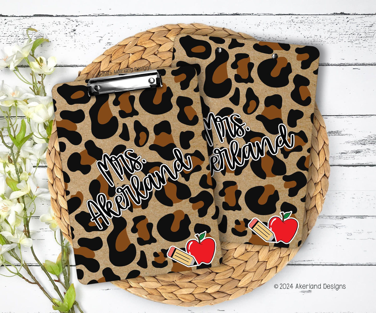 Teacher Clipboard with Personalization on both sides FRONT AND BACK Teacher Appreciation Gift - Back to school gift 9x12.5 inch