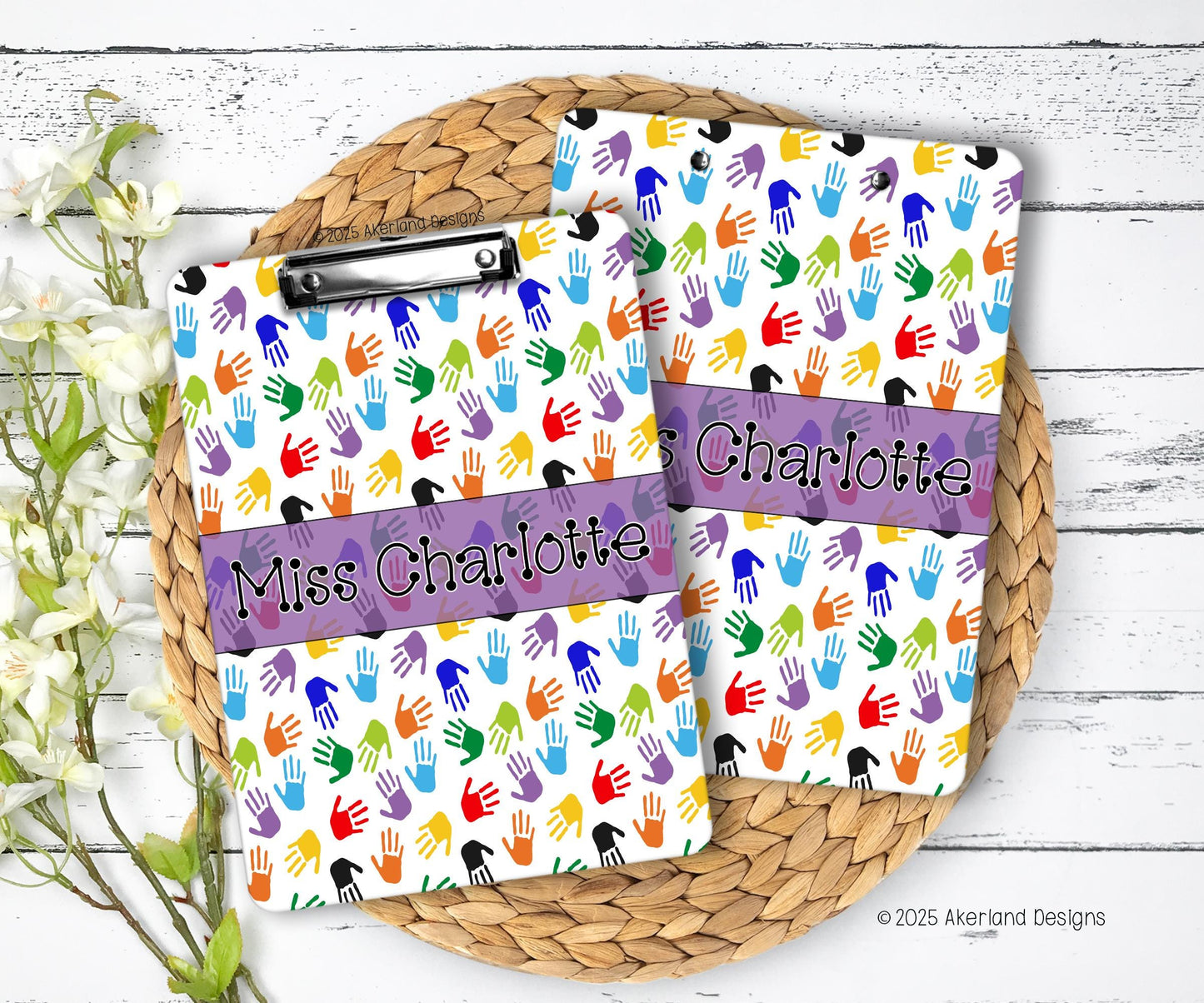 Teacher Clipboard Double sided design with personalization, Teacher Appreciation Gift, Back to school gift 9x12.5 inches