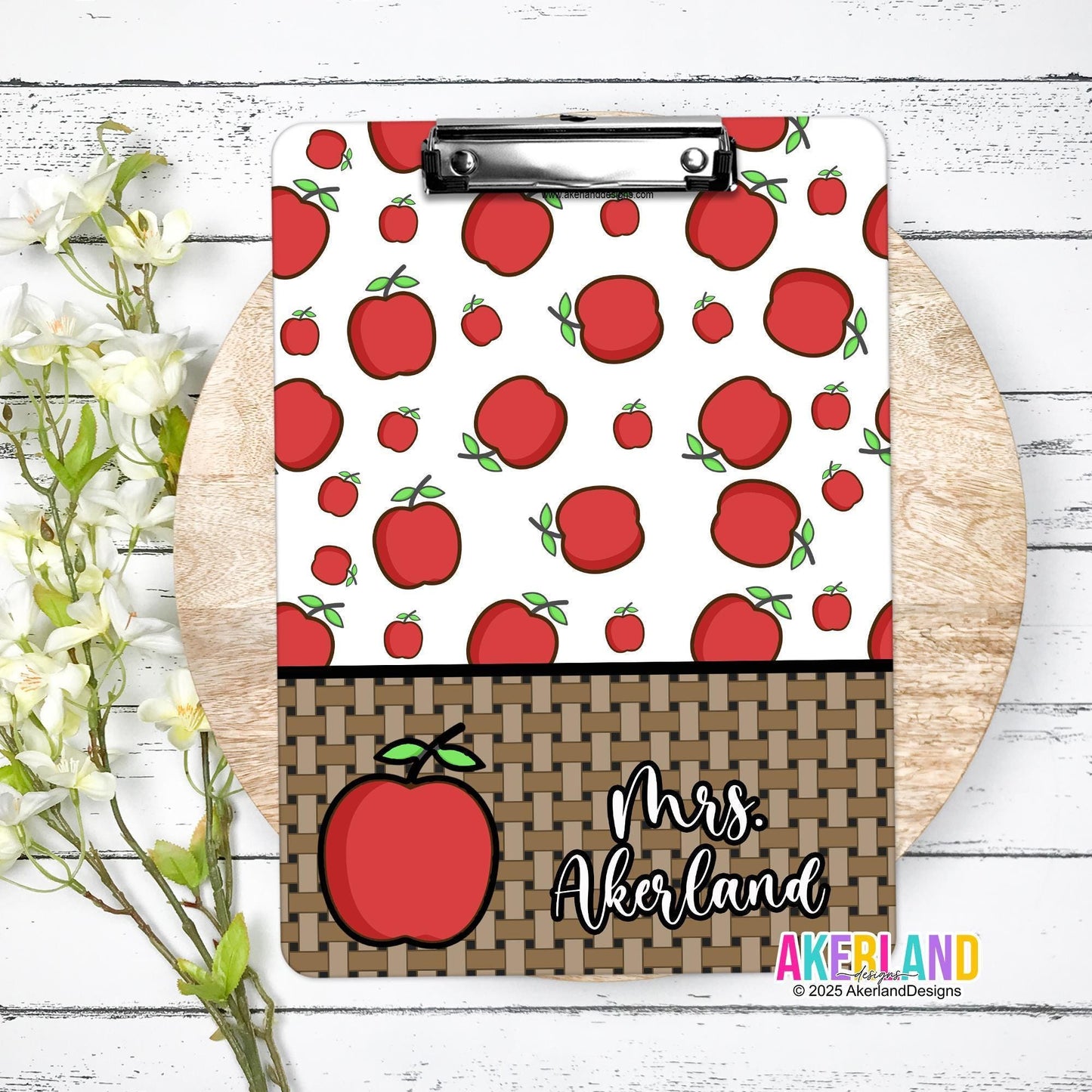 Personalized Teacher Clipboard with Personalization on both sides FRONT AND BACK are the same, Teacher Appreciation Gift Back to school gift