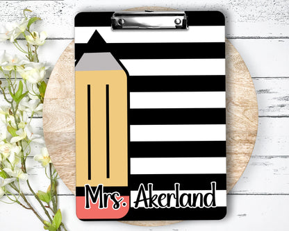 Personalized Teacher Clipboard with Personalization on both sides FRONT AND BACK Teacher Appreciation Gift - Back to school gift