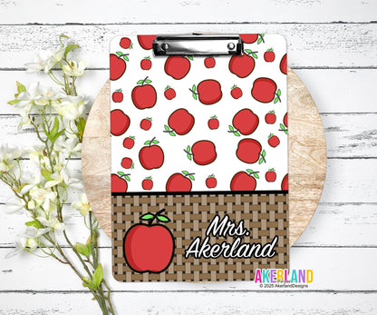 Personalized Teacher Clipboard with Personalization on both sides FRONT AND BACK are the same, Teacher Appreciation Gift Back to school gift