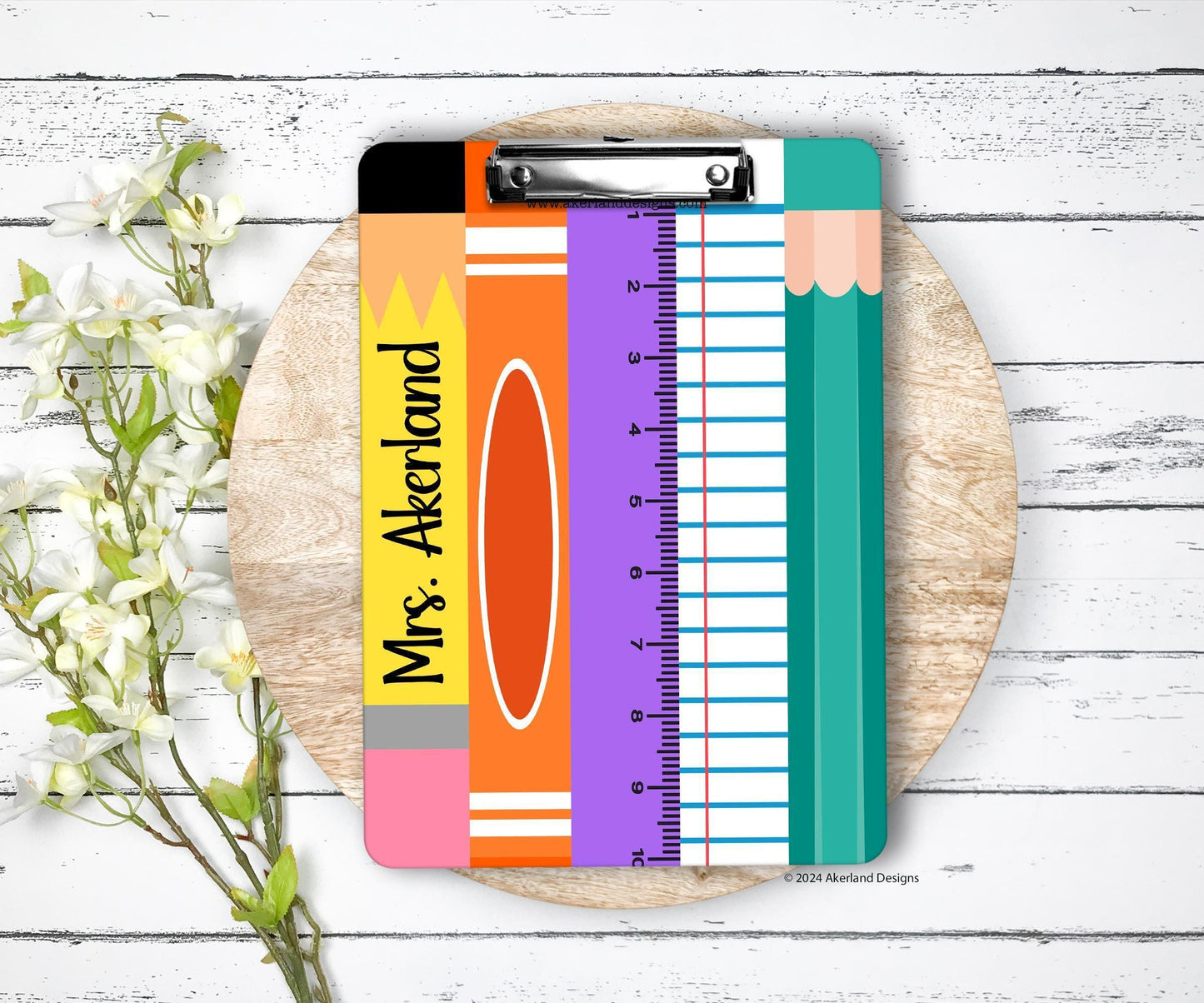 Personalized Teacher Clipboard with Personalization on both sides FRONT AND BACK Teacher Appreciation Gift - Back to school gift