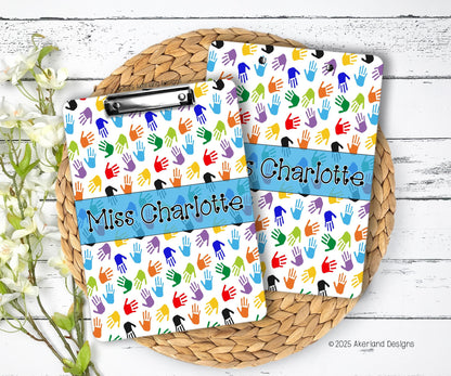 Teacher Clipboard Double sided design with personalization, Teacher Appreciation Gift, Back to school gift 9x12.5 inches
