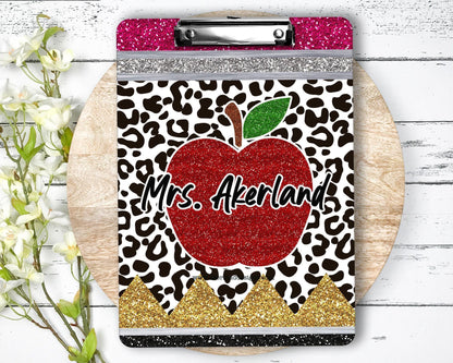 Teacher Clipboard with Personalization on both sides FRONT AND BACK Teacher Appreciation Gift - Back to school gift
