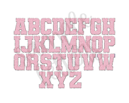 Personalized Pink Chenille Monogram Double Sided Clipboard, Teacher Clipboard, Student Clipboard, Sorority Clipboard