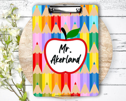 Personalized Teacher Clipboard with Personalization on both sides FRONT AND BACK Teacher Appreciation Gift - Back to school gift