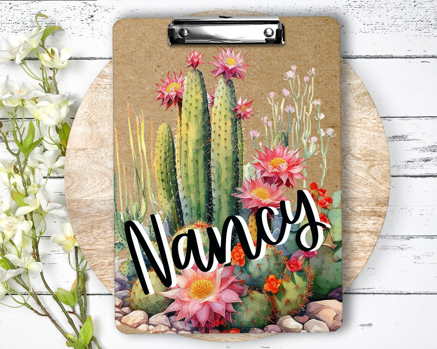 Personalized Cactus Clipboard with Personalization on both sides FRONT AND BACK Teacher Appreciation Gift - Back to school gift