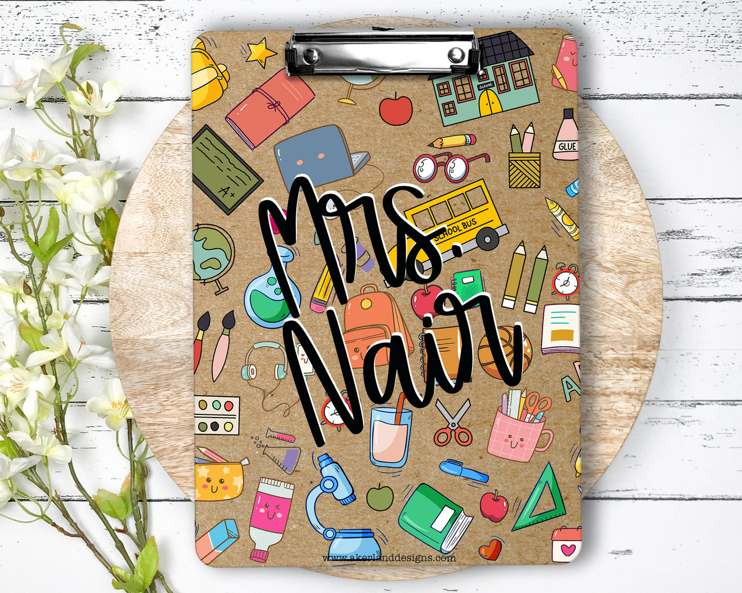 Personalized Teacher Clipboard with Personalization on both sides FRONT AND BACK Teacher Appreciation Gift - Back to school gift