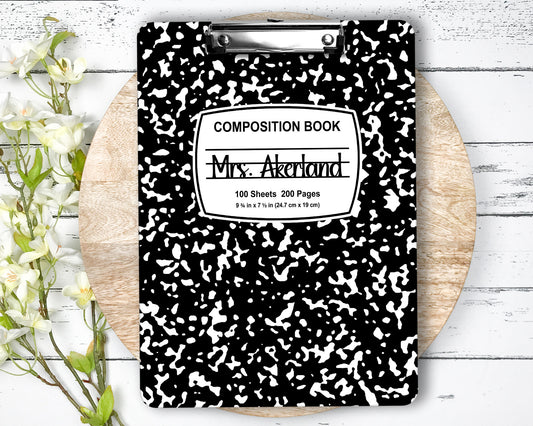 Teacher Clipboard with Personalization on both sides FRONT AND BACK Teacher Appreciation Gift - Back to school gift