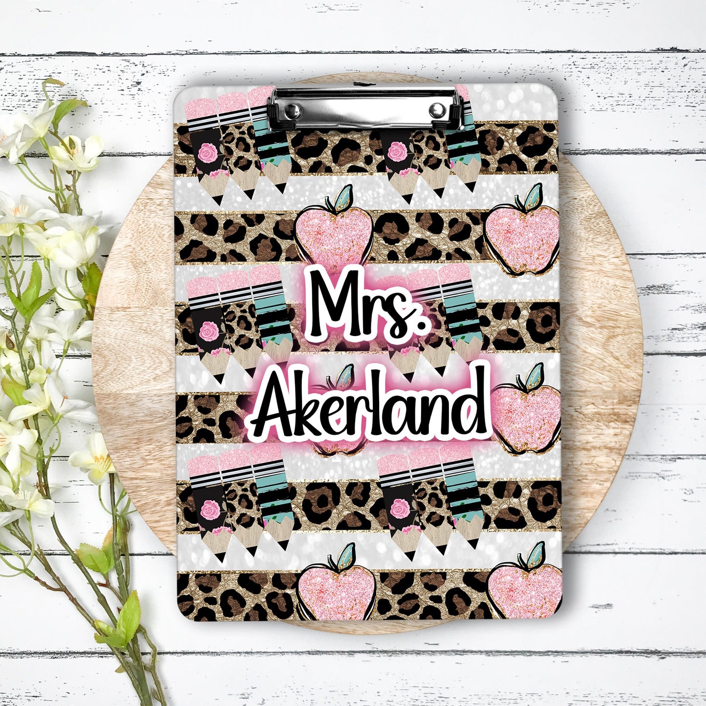 Personalized Teacher Clipboard with Personalization on both sides FRONT AND BACK Teacher Appreciation Gift - Back to school gift