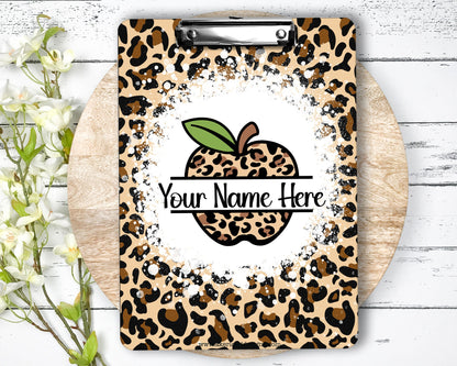 Personalized Teacher Clipboard with design on both sides FRONT AND BACK Teacher Appreciation Gift - Back to school gift