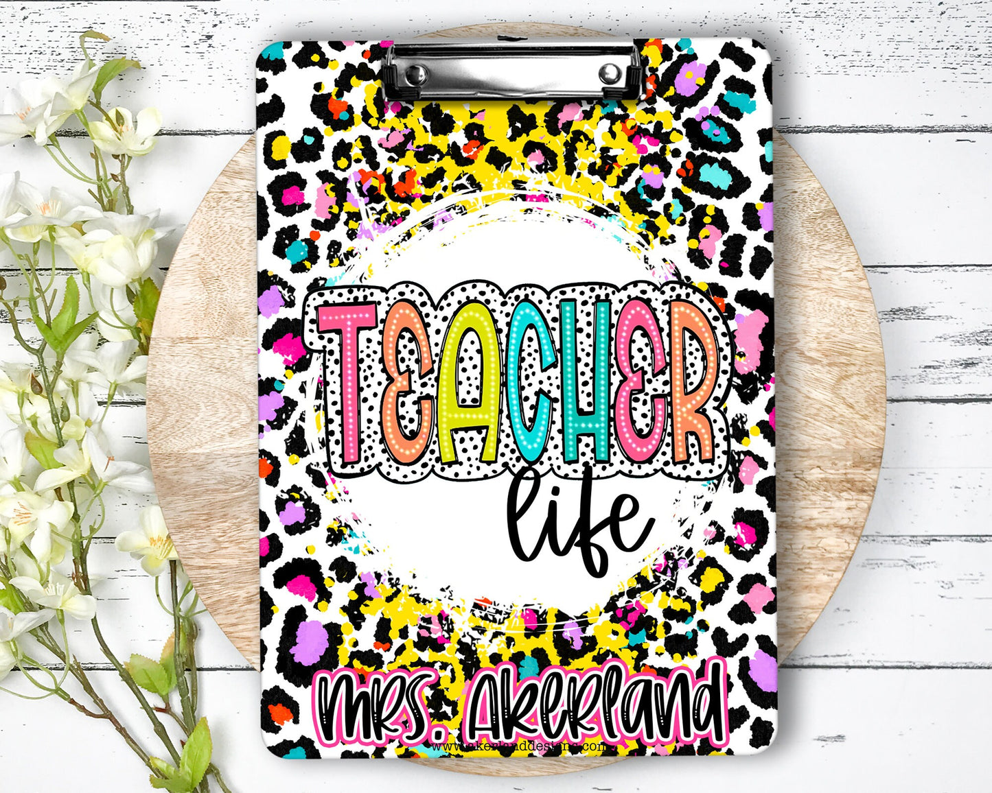 Personalized Teacher Clipboard with Personalization on both sides FRONT AND BACK Teacher Appreciation Gift - Back to school gift