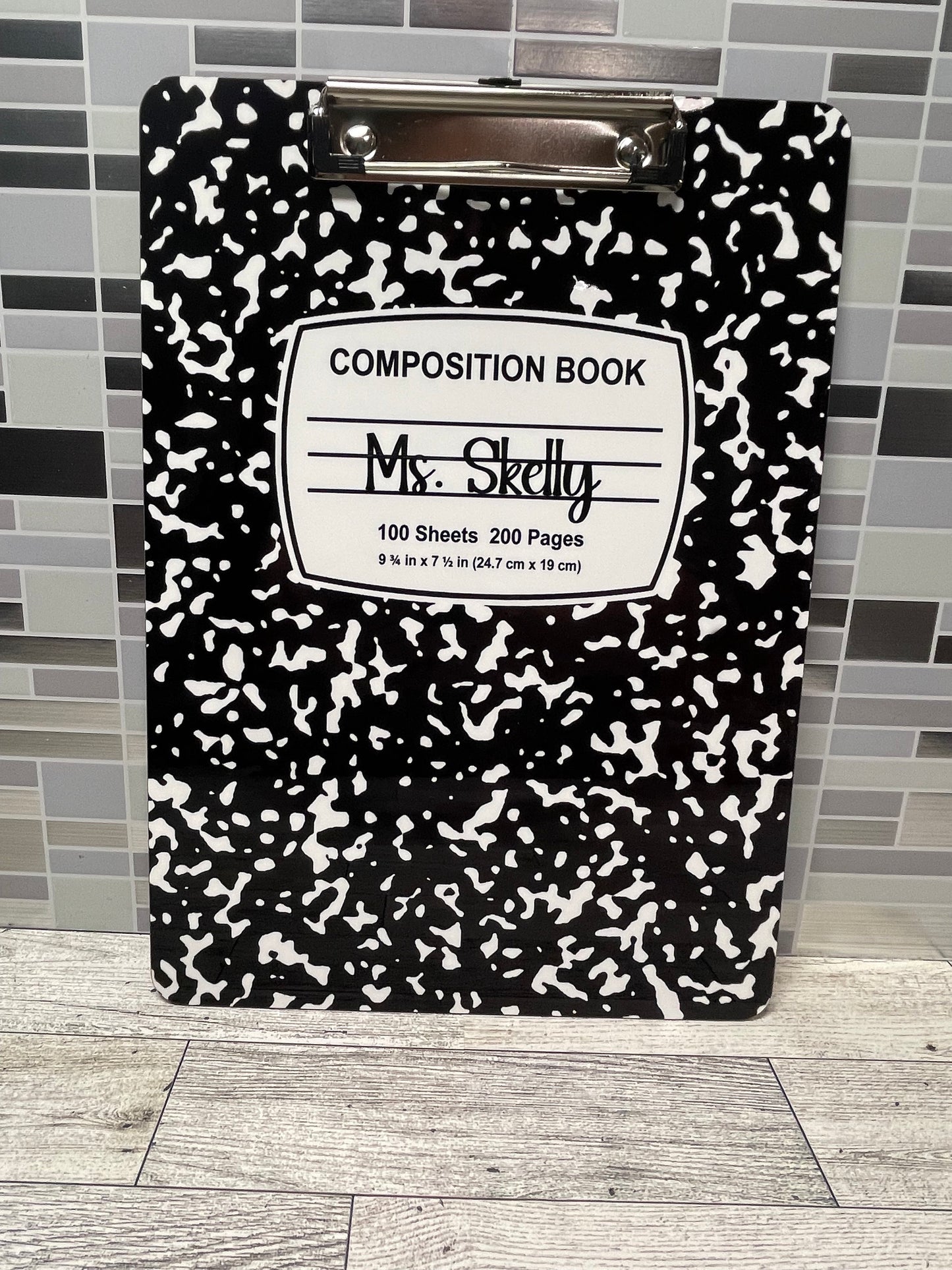 Teacher Clipboard with Personalization on both sides FRONT AND BACK Teacher Appreciation Gift - Back to school gift