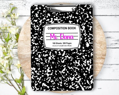 Teacher Clipboard with Personalization on both sides FRONT AND BACK Teacher Appreciation Gift - Back to school gift