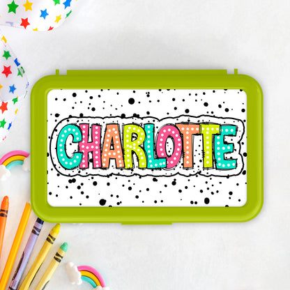 Pencil Box personalized with a name / Custom Pencil Boxes for school / School Supplies Organization