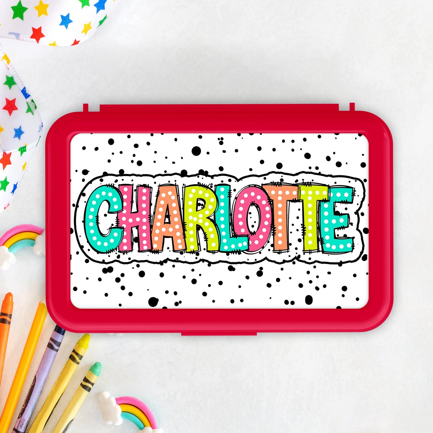 Pencil Box personalized with a name / Custom Pencil Boxes for school / School Supplies Organization