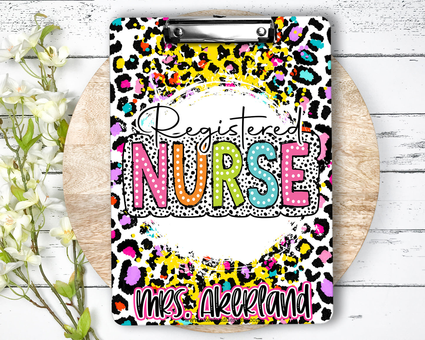 Nurse Clipboard with name front and back - Nurse Gift - Nurse Graduate Gift