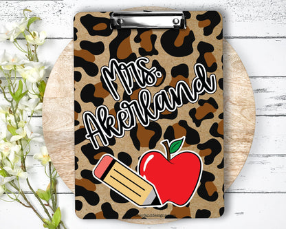 Personalized Teacher Clipboard with Personalization on both sides FRONT AND BACK Teacher Appreciation Gift - Back to school gift