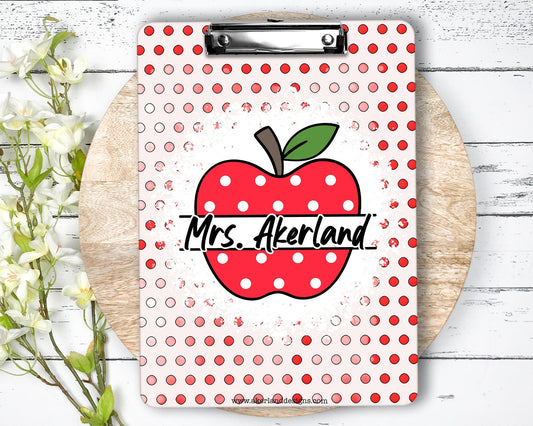 Personalized Teacher Clipboard with Personalization on both sides FRONT AND BACK Teacher Appreciation Gift - Back to school gift