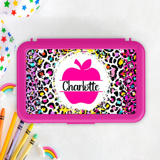 Pencil Box personalized with a name / Custom Pencil Boxes for school / School Supplies Organization