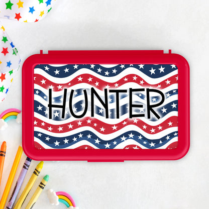 Pencil Box personalized with a name / Custom Pencil Boxes for school / School Supplies Organization