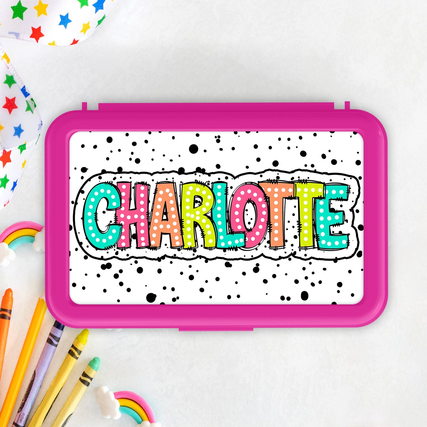 Pencil Box personalized with a name / Custom Pencil Boxes for school / School Supplies Organization