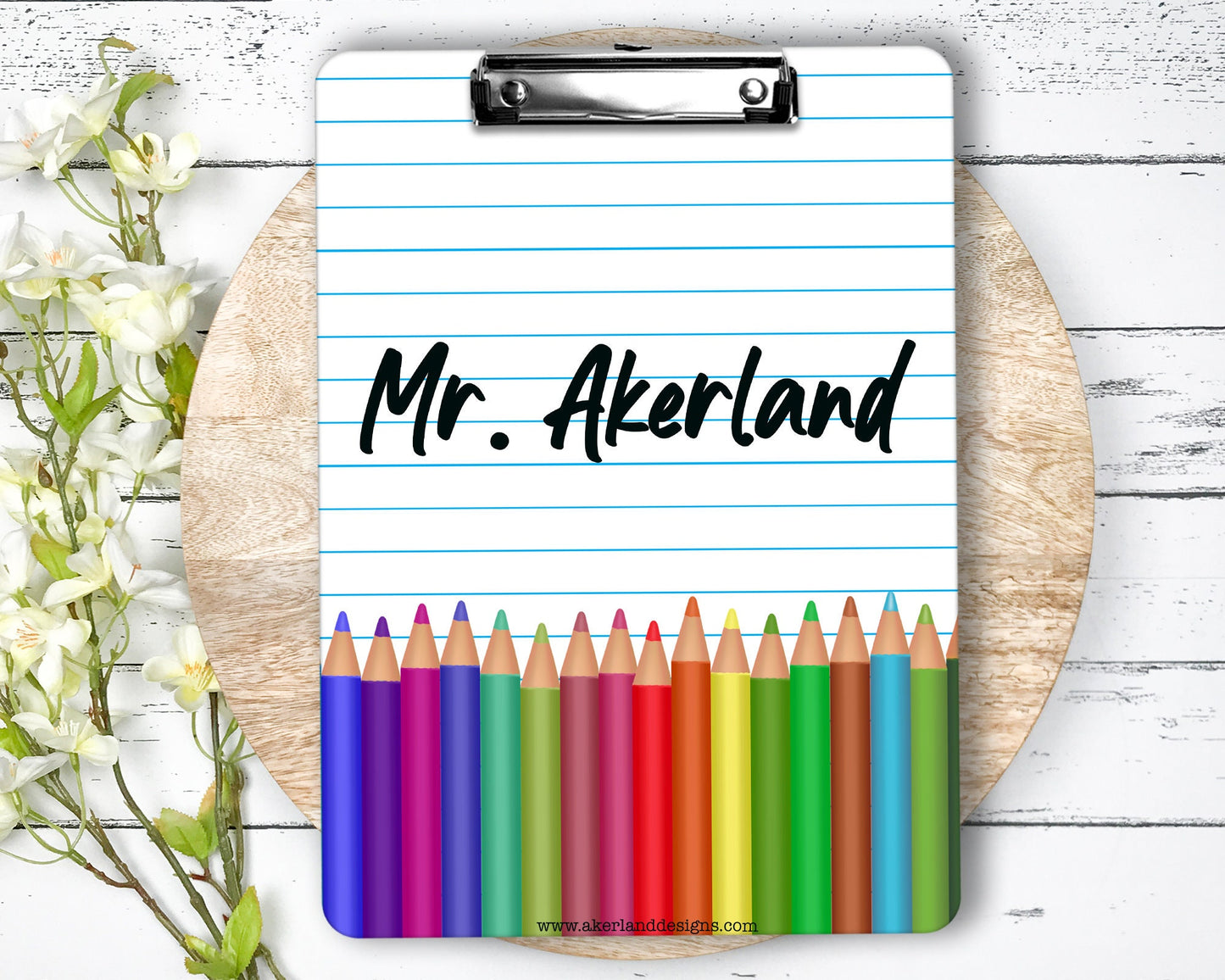 Personalized Teacher Clipboard with Personalization on both sides FRONT AND BACK Teacher Appreciation Gift - Back to school gift