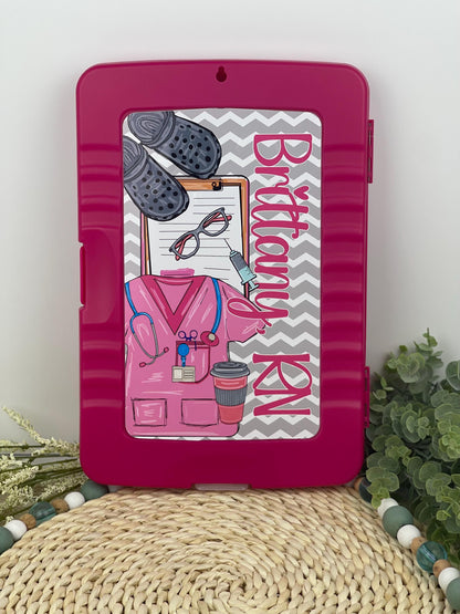 Nurse Clipboard with STORAGE! - Personalized Nurse Gift - Storage Clipboards for Nurses