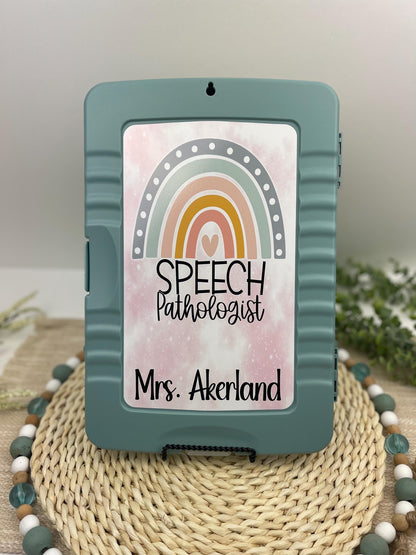 Speech Pathologist Clipboard with STORAGE