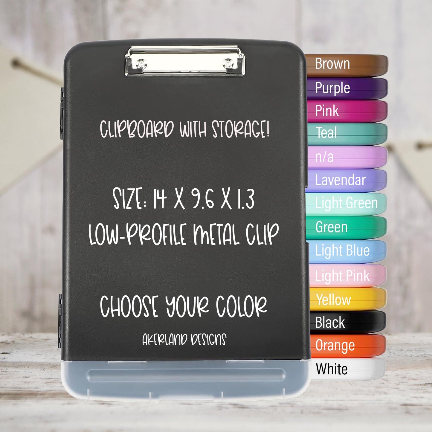 Nurse Clipboard with STORAGE! - Personalized Nurse Gift - Storage Clipboards for Nurses