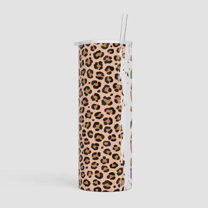 Emergency Room Nurse Leopard Print Tumbler Personalized with a name 20 oz or 30 oz Tumbler with Straw - Gift for Nurse