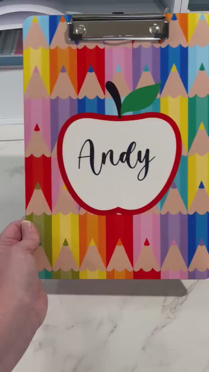Personalized Teacher Clipboard with Personalization on both sides FRONT AND BACK Teacher Appreciation Gift - Back to school gift