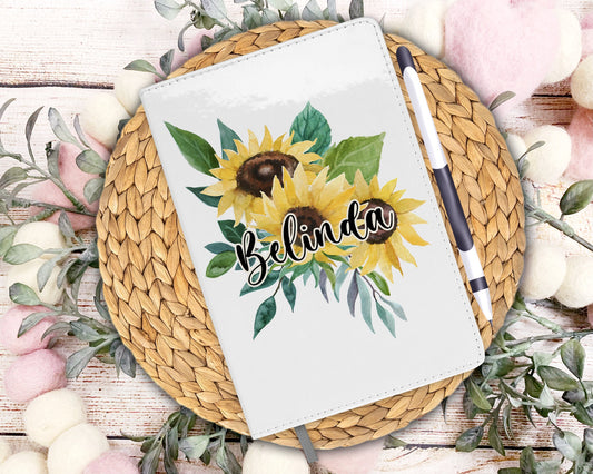 Sunflowers Personalized Journal